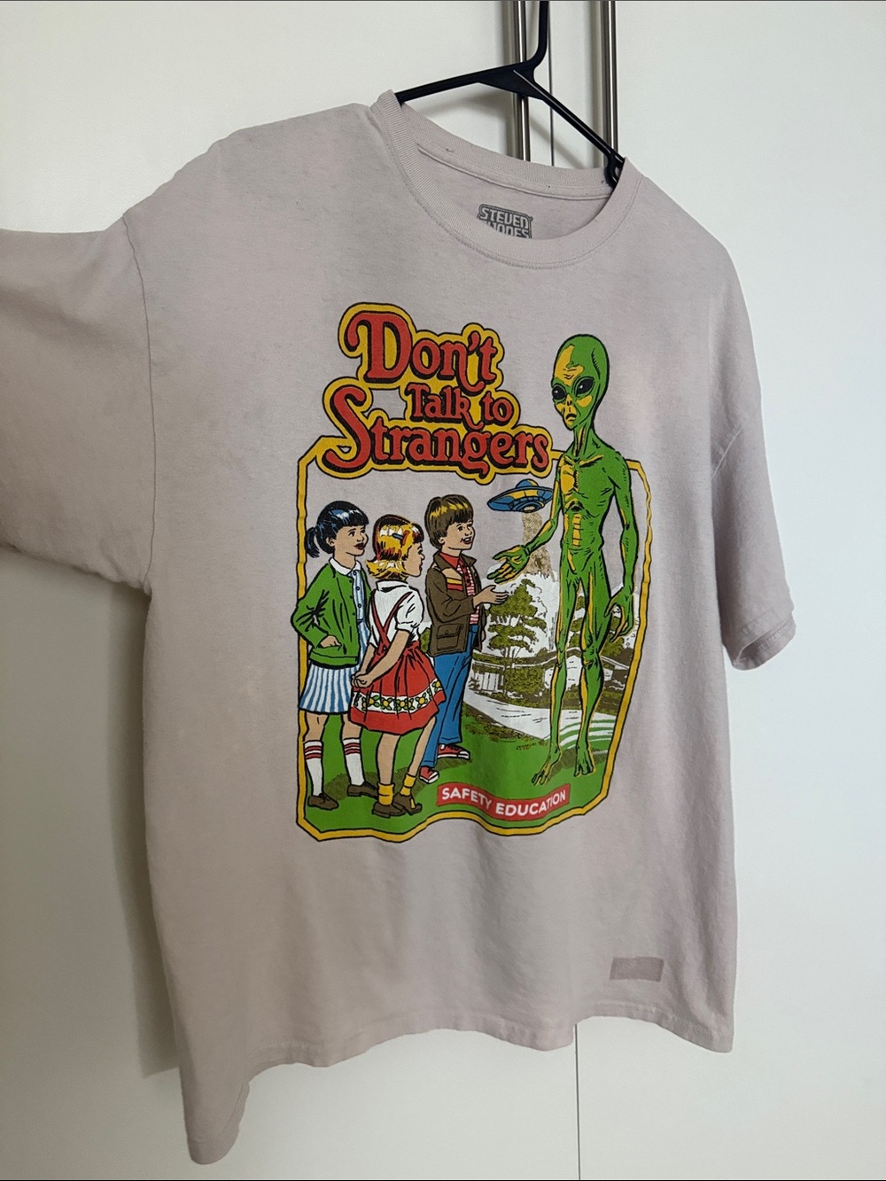 Vintage STEVE RHODES ‘Kids' 'Don't Talk to Strangers' Graphic Tee - XL